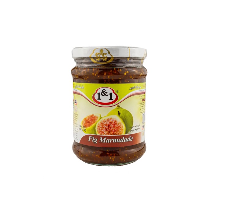 1&1 Feigenkonfitüre 350g –Feigenmarmelade (Marmelad Anjir / Fig Jam / Yek o Yek)