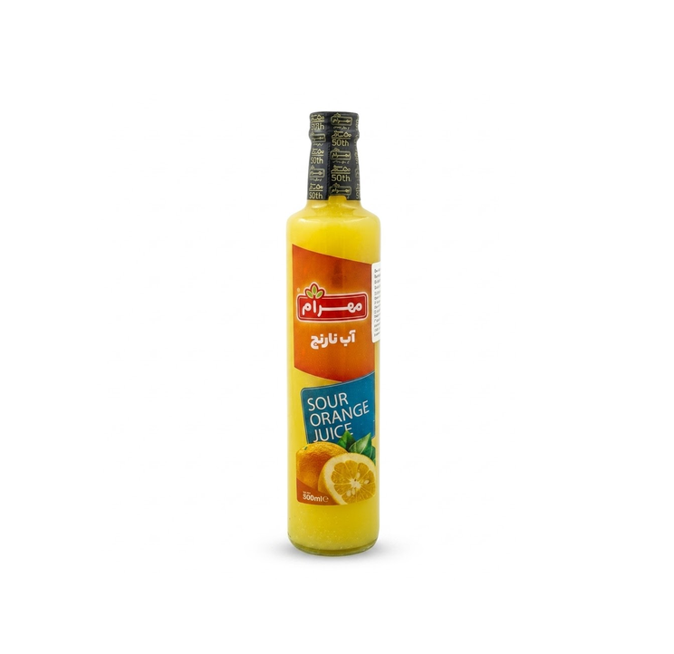 Mahram Bitterorangensaft 500ml – Persischer naturreiner Pomeranzensaft (Ab Narenj / Sour Orange Juice)