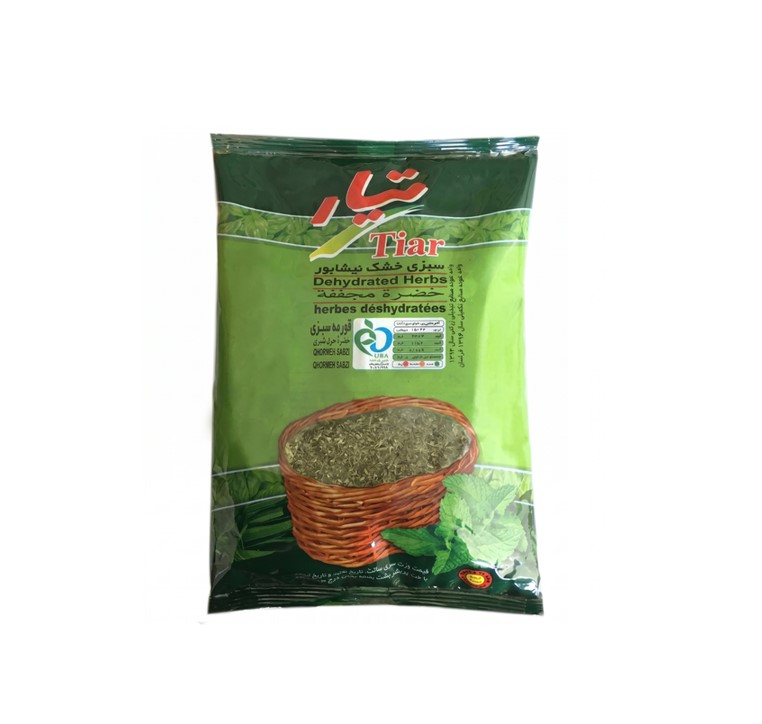 Tiar Getrocknete Ghormeh Sabzi Kräuter 180g – Schmortopfkräuter (Sabzi Ghormeh / Beutel)