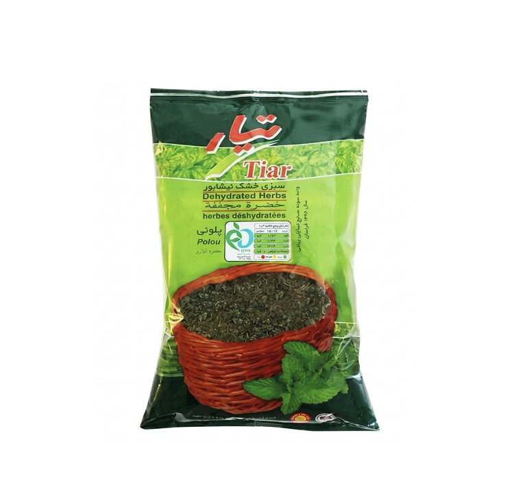 Tiar Getrocknete Kräuter für Reis 180g – Reiskräuter (Sabzi Polou / Beutel)