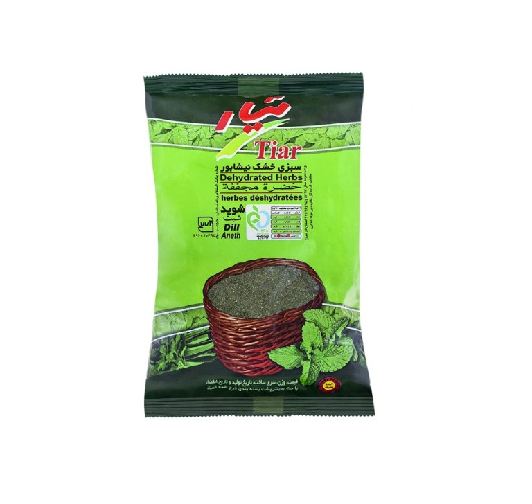 Tiar Getrockneter Dill 180g – getrockneter Dill (Shevid Khoshk / Beutel)