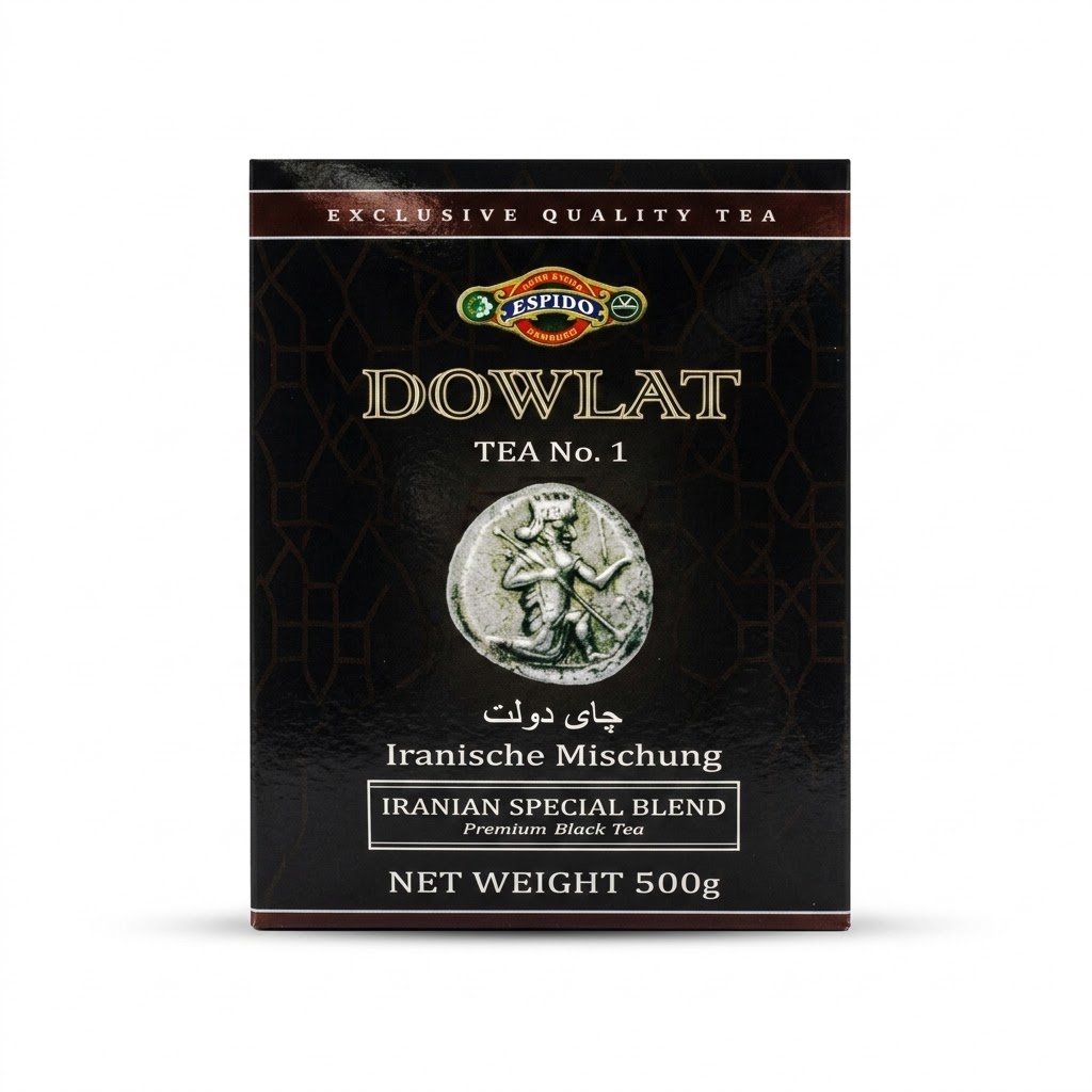 چای دولت شماره ۱ وزن ۵۰۰ گرم – چای ممتاز سیلان با عطر ارلگری