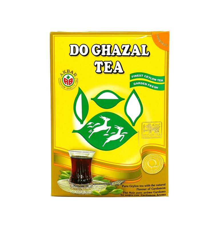 Do Ghazal Schwarzer Tee mit Kardamom 500g – Ceylon-Schwarztee mit Kardamomnote (Packung)