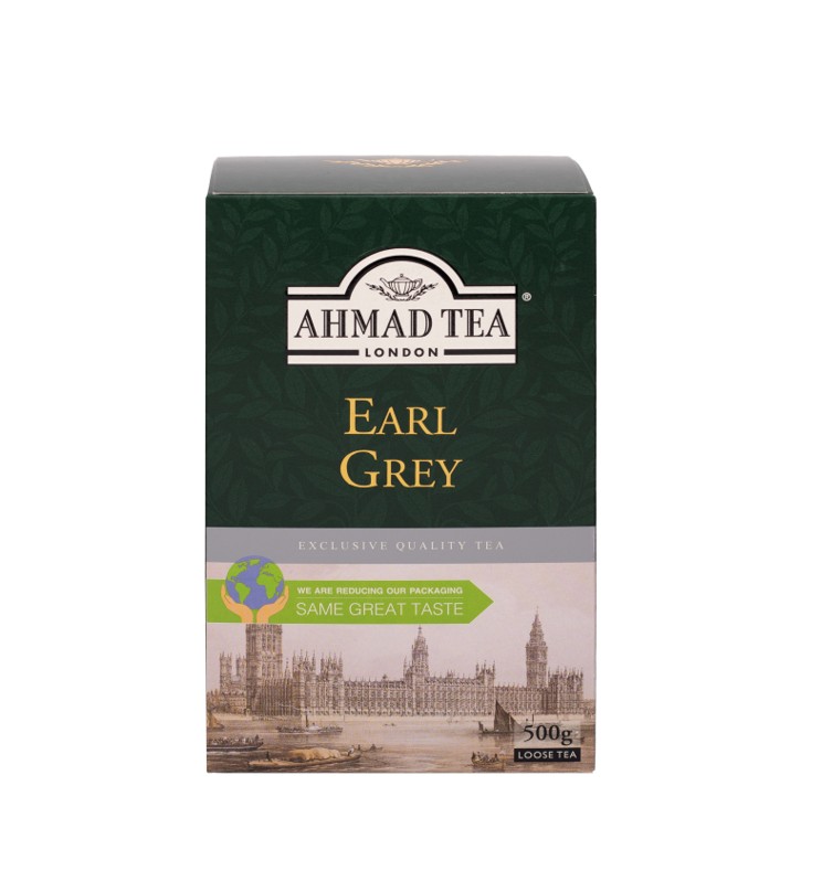 چای فله ارل گری احمد لندن ۵۰۰ گرم – چای سیاه ممتاز با عطر برگاموت