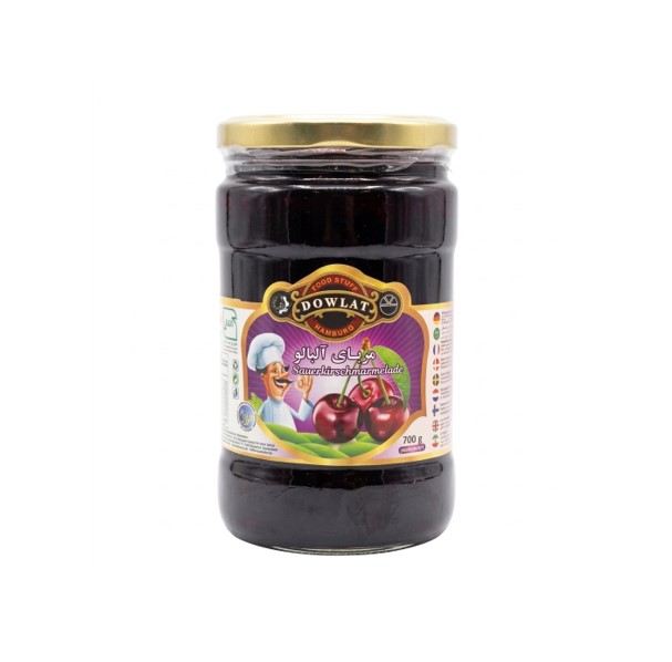 Dowlat Sauerkirschmarmelade 700g – Traditionelle Sauerkirsch-Konfitüre (Glas)