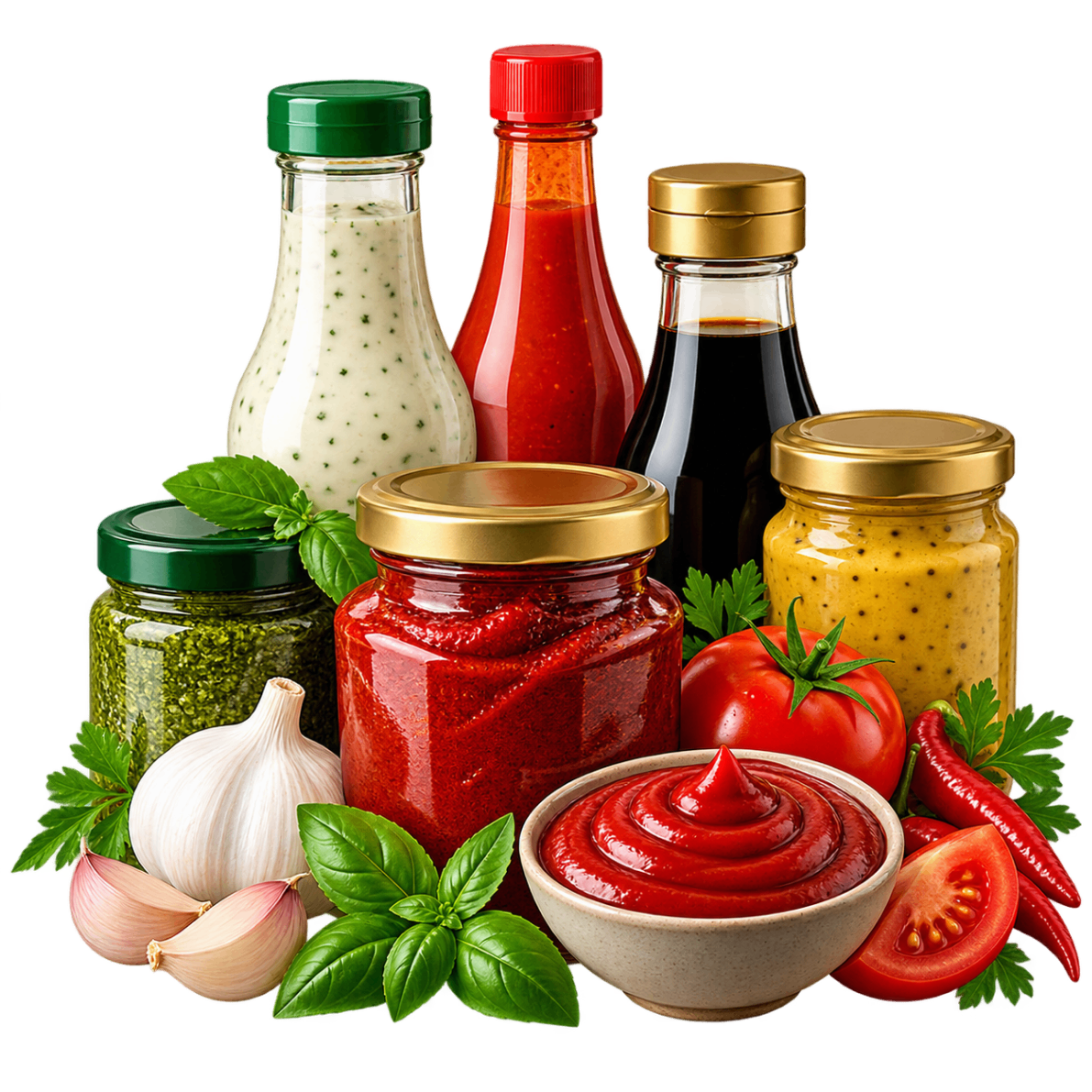 Saucen, Dressings & Pasten