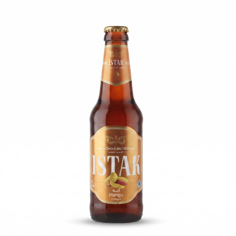 Istak Mango Non-Alcoholic Malt Beverage 320ml – Exotic Flavored Malt Drink (Glass Bottle)