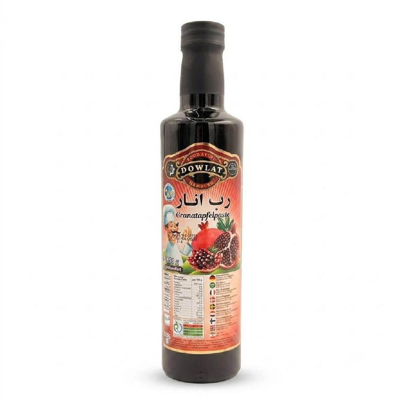 Dowlat Granatapfelpaste 650g – Edle persische Granatapfelmelasse / Rob-e Anār (Brix min. 70%)