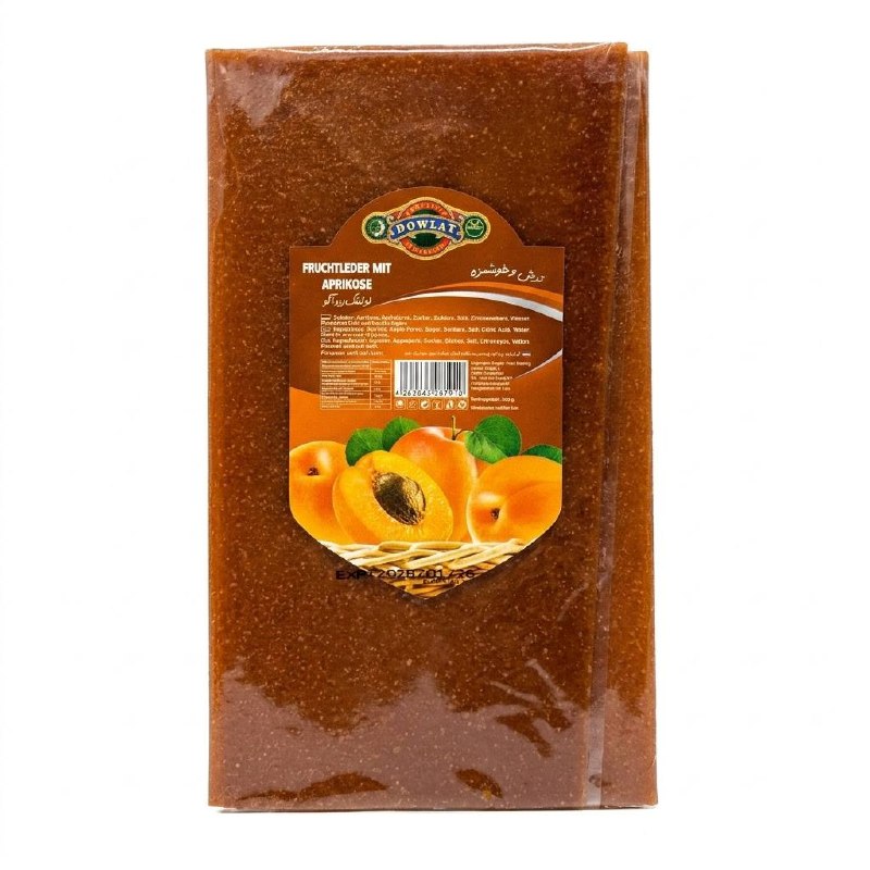 Dowlat Fruchtleder mit Aprikose (300g) – Lavashak Zardaloo Großpackung