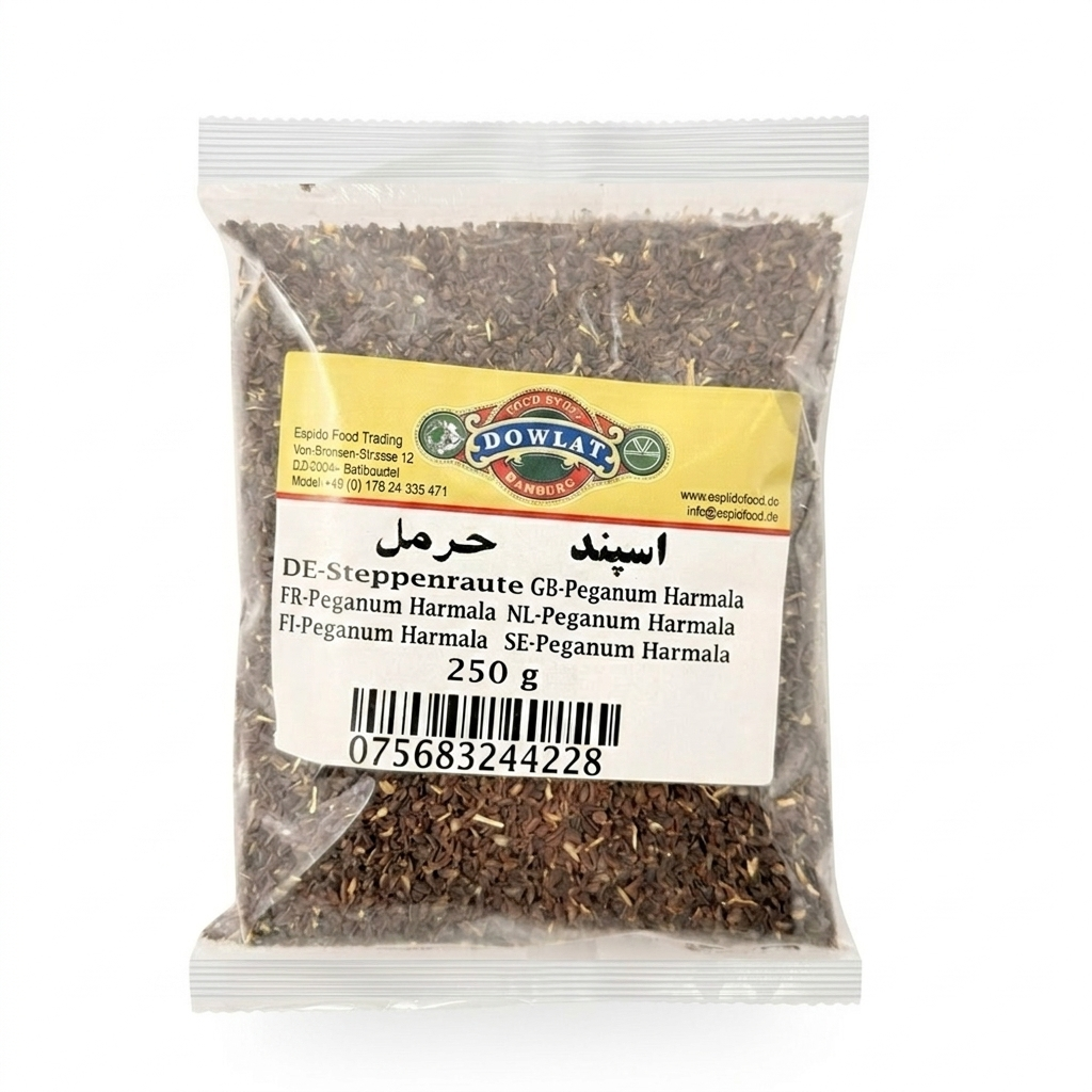 Dowlat Steppenraute (250g) – Persischer Espand / Harmalsamen (Packung)