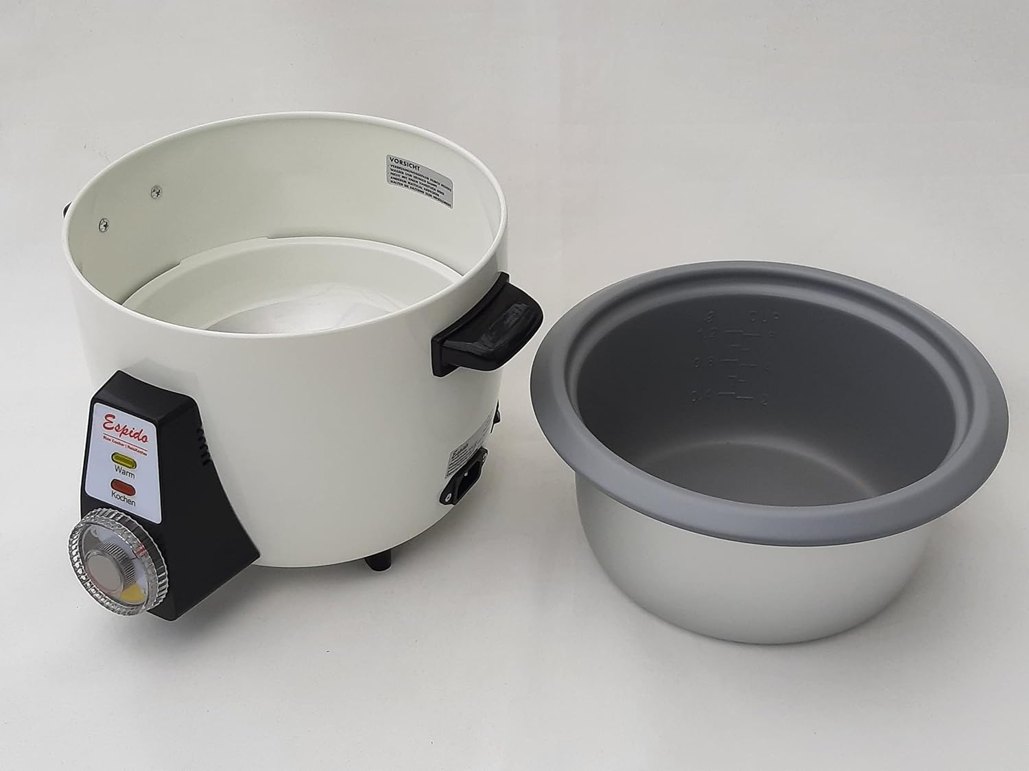 Espido Reiskocher mit Tahdig-Funktion 1,2L (RCG-30T) – für 3-4 Personen (500W) 4