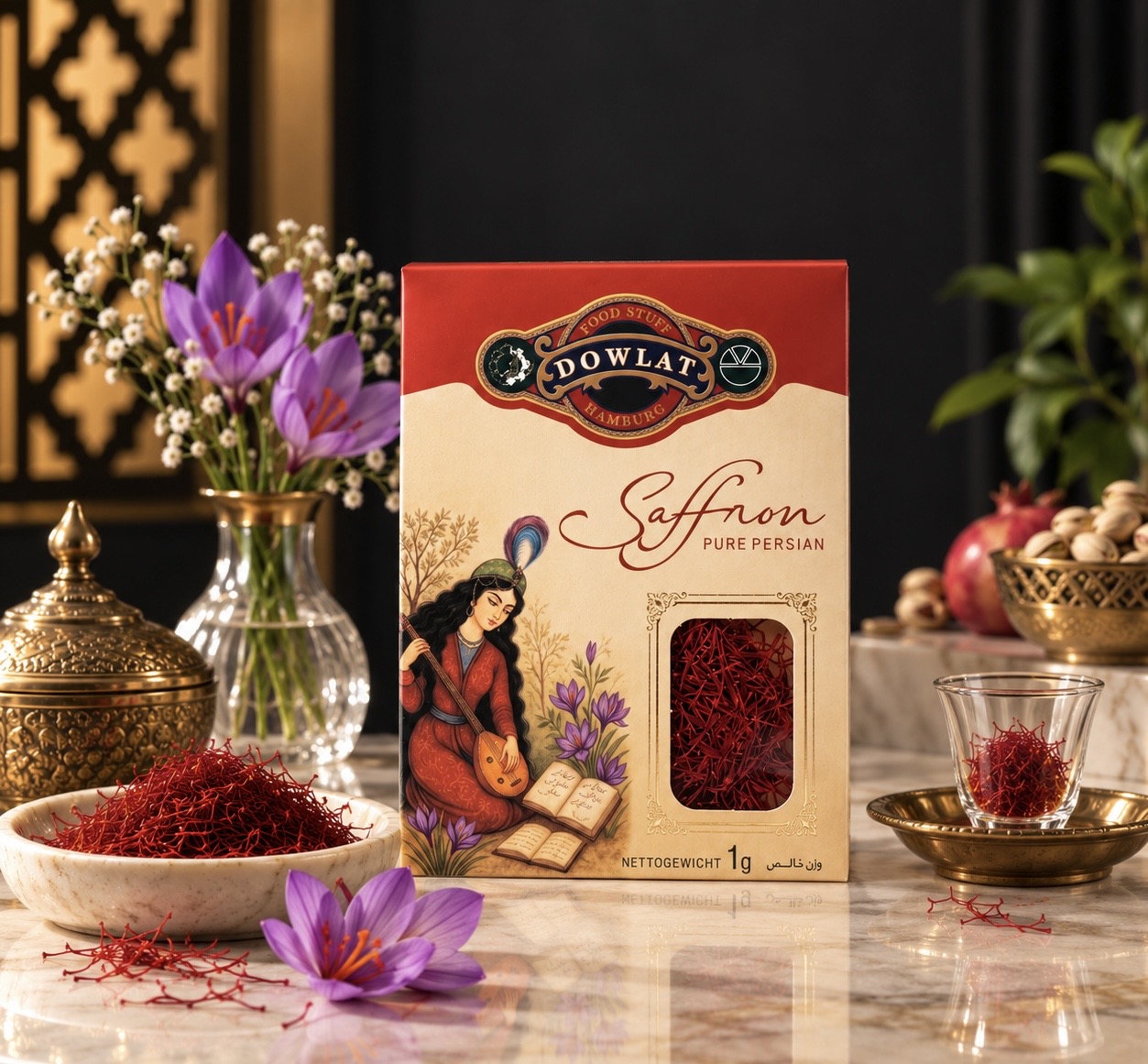 Dowlat Safran,
Das rote Gold Persiens