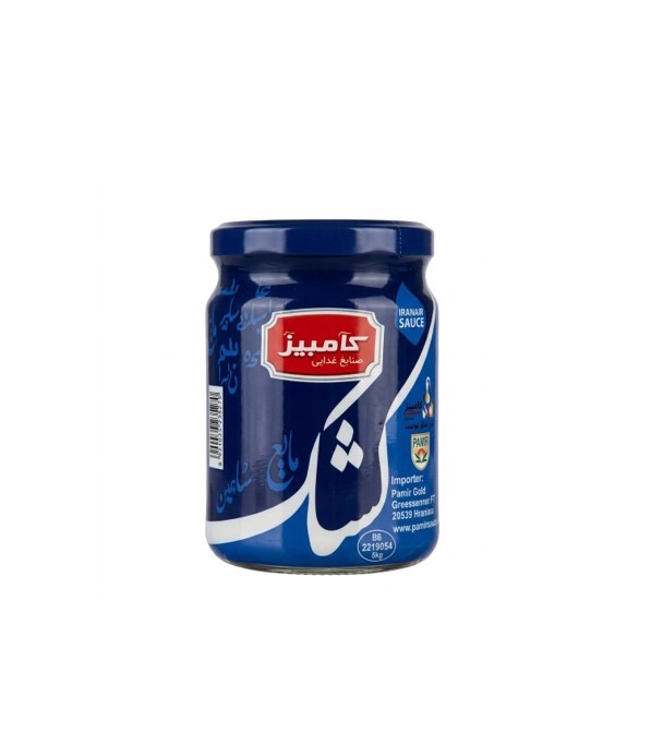 Kambiz Kashk 260g – Pasteurisierte persische Molkensauce (Glas)