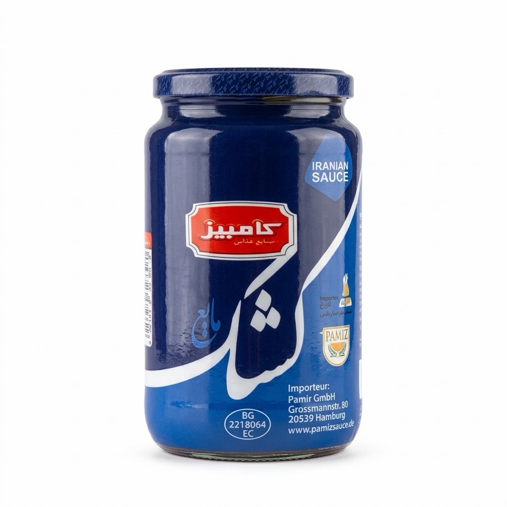 Kambiz Kashk 550g – Pasteurisierte persische Molkensauce (Glas)