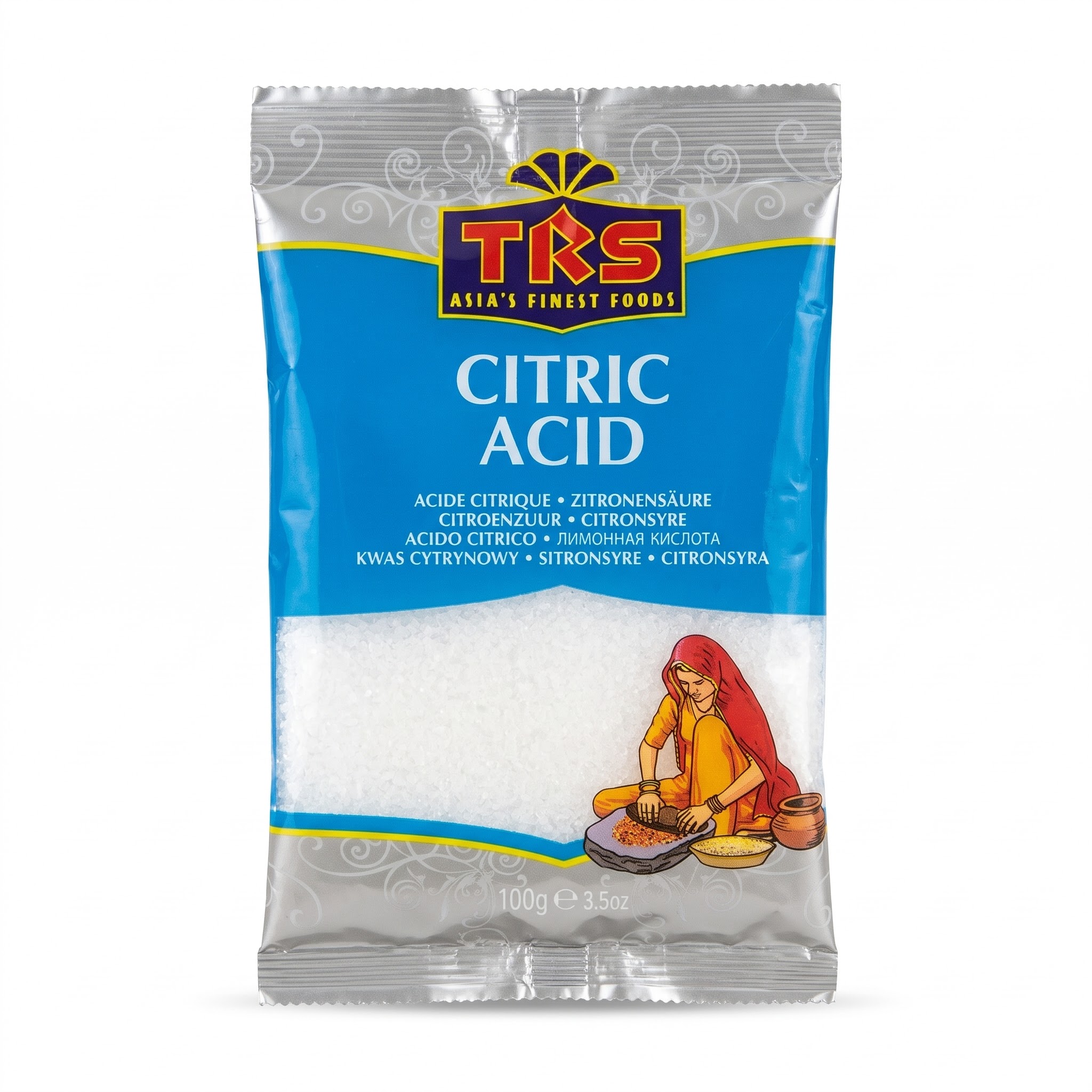 TRS Zitronensaeure 100g – Reine Citric Acid in Lebensmittelqualitaet (جوهر لیمو)
