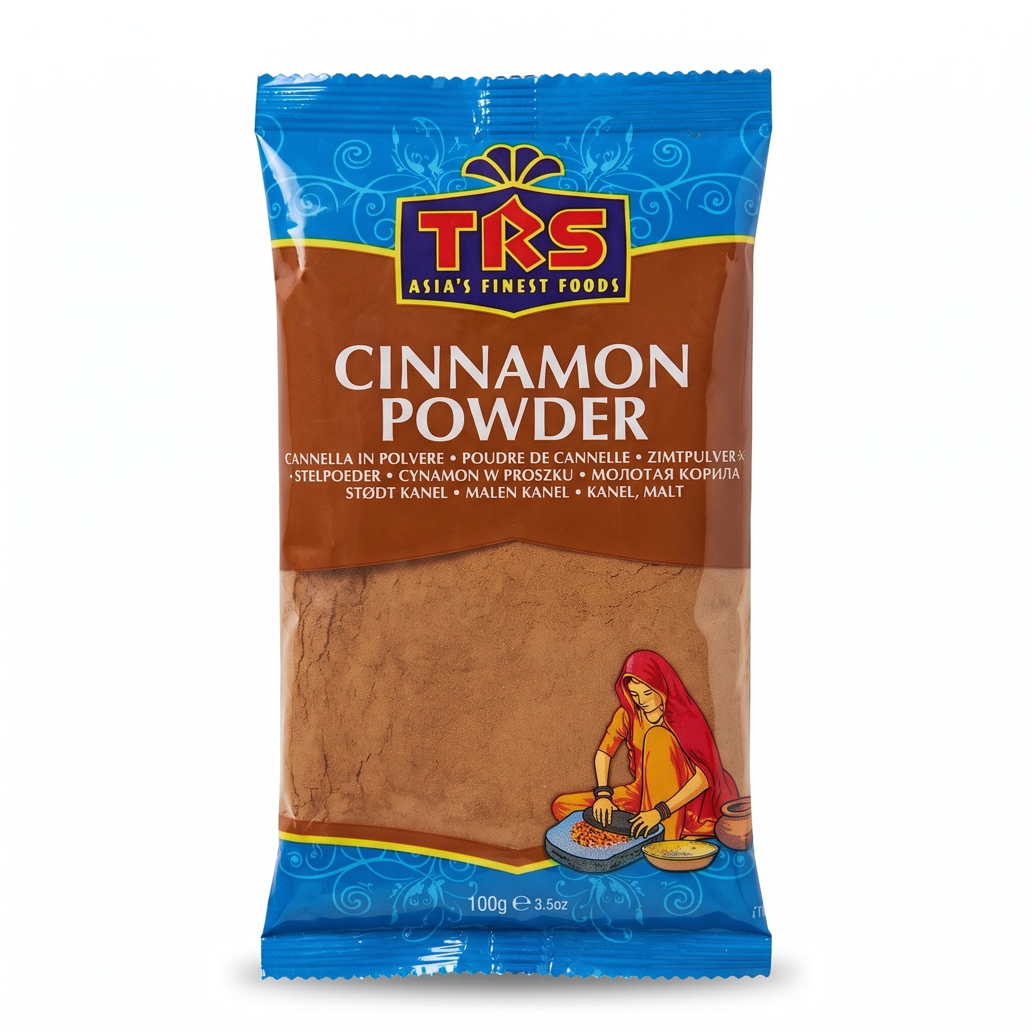 پودر دارچین آسیاب‌شده تی‌آر‌اس ۱۰۰ گرمی – دارچین اعلا و بسیار معطر (TRS Cinnamon Powder)