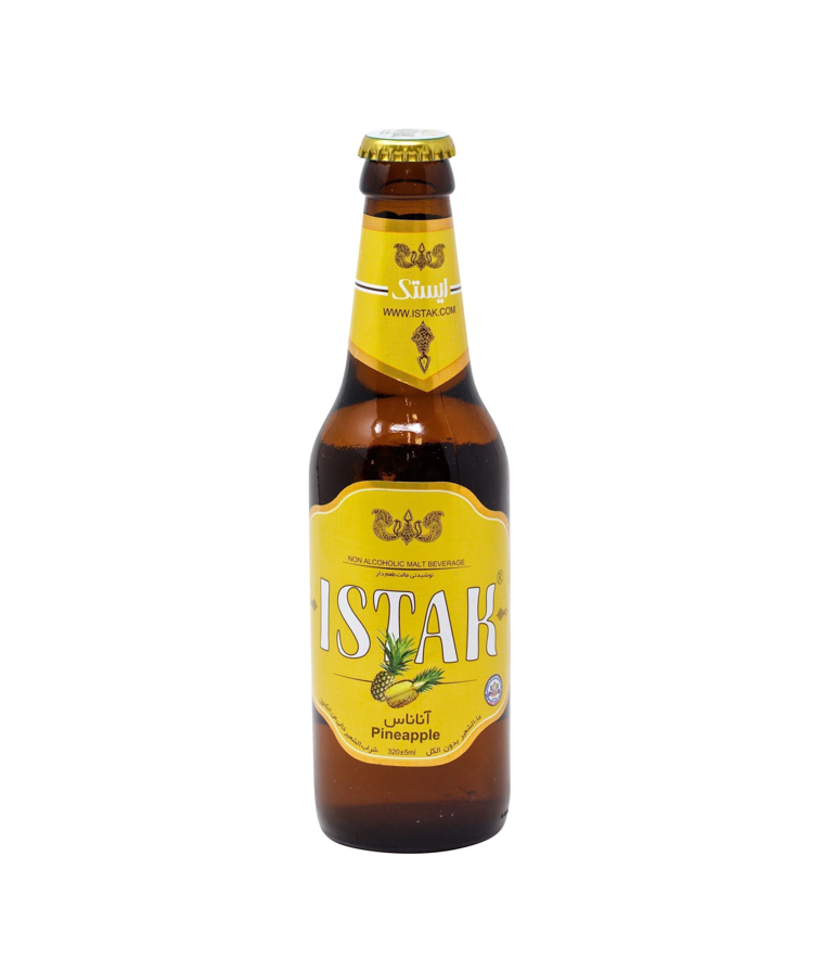 ماءالشعیر بدون الکل آناناس ایستک ۳۲۰ میلیلیتری – دلستر شیشهای با طعم آناناس (Istak Pineapple)
