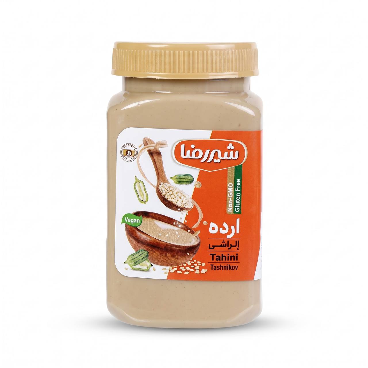 ارده خالص کنجد شیررضا یزد ۶۴۸ گرمی – ارده سنتی اعلا، وگان و بدون گلوتن (محصول ایران)
